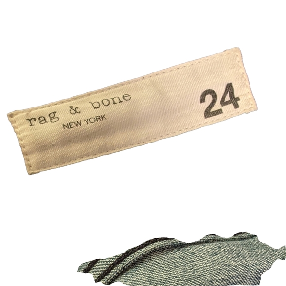 Rag & Bone Mazie High waist skinny fit cropped, side panels size 24 - Picture 3 of 12